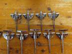 Bass Drum T-Rods and Claws Chrome 16 T-Rods, 10 Claws, and 4 tension rods Nice!