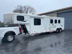 2009 bison 3 horse trailer with living quarters