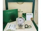 ROLEX - 41mm 18kt White Gold & SS DateJust II Silver Arabic 116334 - SANT BLANC