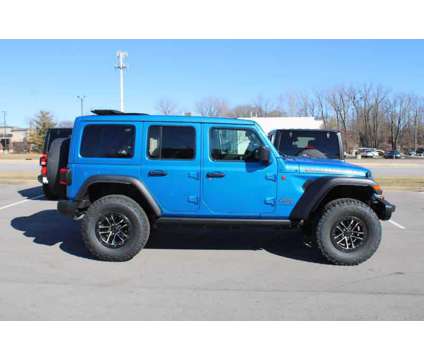 2024NewJeepNewWranglerNew4 Door 4x4 is a Blue 2024 Jeep Wrangler Car for Sale in Greenwood IN