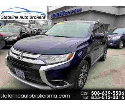 Used 2018 MITSUBISHI Outlander For Sale is a Blue 2018 Mitsubishi Outlander Car for Sale in Attleboro MA