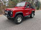 1998 Land Rover Defender Convertible Red