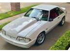 1989 Ford Mustang LX 1989 Ford Mustang Hatchback White RWD Manual LX