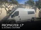 2016 Ram Promaster 2500 High Roof 159WB 17ft