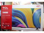 TCL - 43" Class S4 S-Class 4K UHD HDR LED Smart TV with Google TV 43S450G