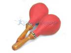 Professional MARACAS for Latin Salsa & Other Percussion - Red Shakers for LP