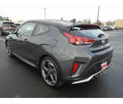 2019 Hyundai Veloster Turbo Ultimate is a Black, Grey 2019 Hyundai Veloster Turbo Car for Sale in Salem OR