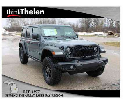 2024 Jeep Wrangler Willys is a 2024 Jeep Wrangler SUV in Bay City MI