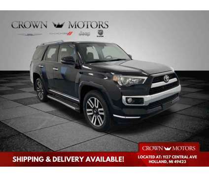 2019 Toyota 4Runner Limited is a Black 2019 Toyota 4Runner Limited SUV in Holland MI