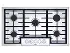 Benchmark Series 36 in. Gas Cooktop in Stainless Steel with 5 Burners