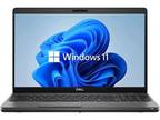 15.6" Dell Latitude Laptop PC: Intel i5 Quad core! Backlit Keyboard! Windows 11!