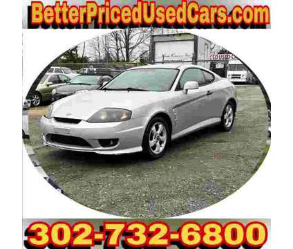 Used 2006 HYUNDAI TIBURON For Sale is a Silver 2006 Hyundai Tiburon Car for Sale in Frankford DE