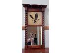 Trumeau American Bald Eagle w/Flag Mirror-early 20th Century-21.5" by 10"