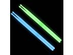 1Pair 5A Luminous Drum Sticks Glow in The Dark Stage Music Performance Drumstick