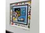 Meddaugh 2005 Miro Miro on the Wall Multicolor Oil Pastel Framed 3D Painting