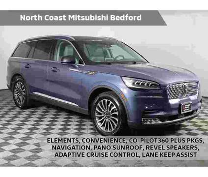 2021 Lincoln Aviator Reserve is a Blue 2021 Lincoln Aviator SUV in Bedford OH