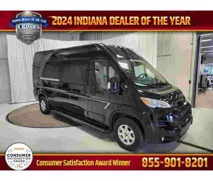 2023 Ram ProMaster 2500 Window Van High Roof is a Black 2023 RAM ProMaster 2500 High Roof Van in Fort Wayne IN