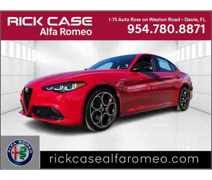 2024 Alfa Romeo Giulia Veloce is a Red 2024 Alfa Romeo Giulia Sedan in Fort Lauderdale FL