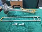 King Duo Gravis Silver Trombone