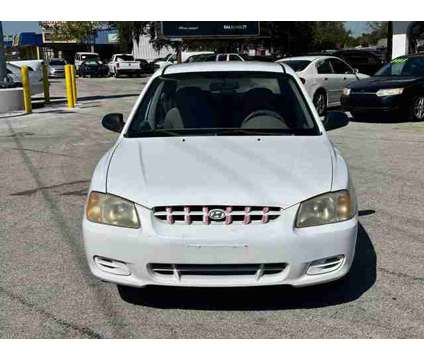 2002 Hyundai Accent for sale is a White 2002 Hyundai Accent Car for Sale in Haines City FL