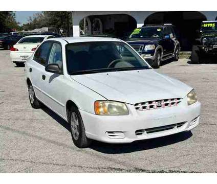 2002 Hyundai Accent for sale is a White 2002 Hyundai Accent Car for Sale in Haines City FL