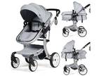 Babyjoy Baby 2-in-1 Stroller High Landscape Infant Stroller w/ Reversible Seat