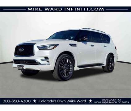 2024 INFINITI QX80 Premium Select is a White 2024 Infiniti QX80 SUV in Littleton CO