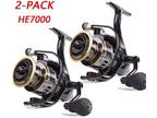 2x Spinning Fishing Reel 5.2:1 Freshwater Saltwater Left Right Hand Reel HE7000