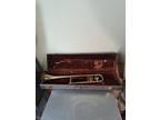 Vintage Olds Ambassador Trombone 1971 With Case And Stand