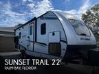 2022 CrossRoads Sunset Trail Super Lite 222RB 22ft