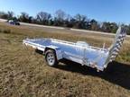 2023 Aluma 7814 S T 14' aluminum trailer atv utv motor cycle New