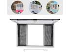 Good Sealing Food Truck Window W/ Screen & Awning Door & Drag Hook