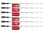 (Lot of 6) Quantum Glacier Xti 26" Med Light 1 Piece Ice Spinning Rod Glxti26ml