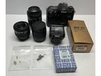 Nikon Lot - D100, SB-22, MS-D100, MF-21, & 3 Lenses