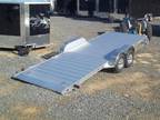 2024 Aluma 8220 Tilt Car Hauler Trailer Aluminum 7X20 New