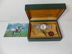 1991 Rolex men's SS/WG 36mm Datejust, silver Tapestry dial 16234 "N"