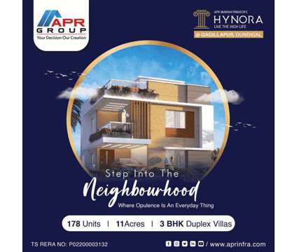 3BHK duplex villas for sale near dundigal | APR Group in Hyderabad AP is a Other Property