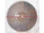 Large vintage sawmill/buzz saw blade