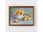 18" x 14" Citrus Harvest Framed Wall Canvas Antique Gold - Threshold™