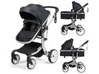 Babyjoy Baby 2-in-1 Stroller High Landscape Infant Stroller w/ Reversible Seat