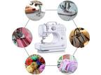 Electric Sewing Machine Portable Crafting Mending Machine 12 Built-In Stitches