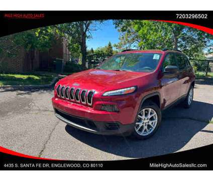 2017 Jeep Cherokee for sale is a Red 2017 Jeep Cherokee Car for Sale in Englewood CO