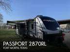 2022 Keystone Passport 2870RL 28ft