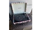 Crosley Cruiser Plus 3-Speed Portable Turntable Bluetooth Record Player Striped