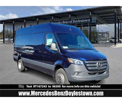 2024 Mercedes-Benz Sprinter 3500 Cargo 170 WB High Roof is a Blue 2024 Mercedes-Benz Sprinter 3500 Trim Van in Doylestown PA