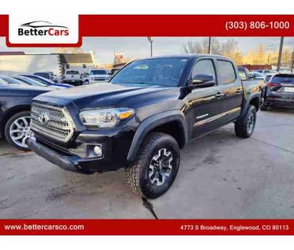 2016 Toyota Tacoma Double Cab for sale is a Black 2016 Toyota Tacoma Double Cab Car for Sale in Englewood CO