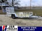 2024 Hometown Trailers 76x12 Utility Trailer Tail Gate