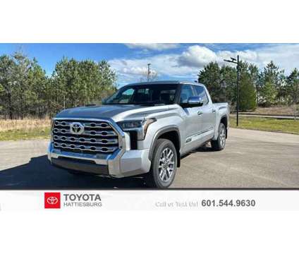 2024 Toyota Tundra 1794 Edition Hybrid is a Silver 2024 Toyota Tundra 1794 Trim Hybrid in Hattiesburg MS