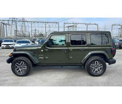 2024 Jeep Wrangler Sahara is a Green 2024 Jeep Wrangler Sahara Car for Sale in Cerritos CA