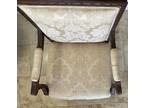 Vintage Italian Louis Square Back Armchair